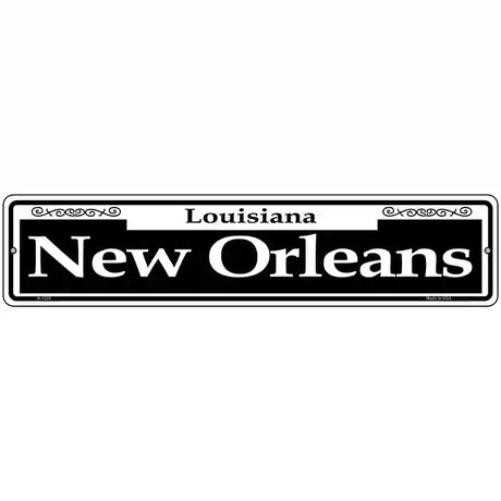 New Orleans Novelty Metal Street Sign 18" x 4" (K)
