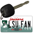 LSU Fan Novelty Metal Key Chain KC-12800