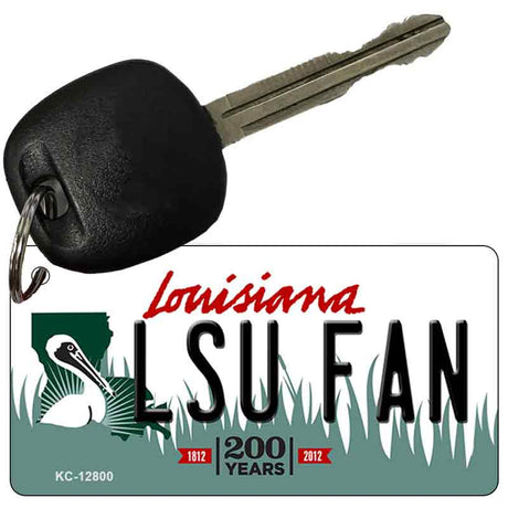 LSU Fan Novelty Metal Key Chain KC-12800