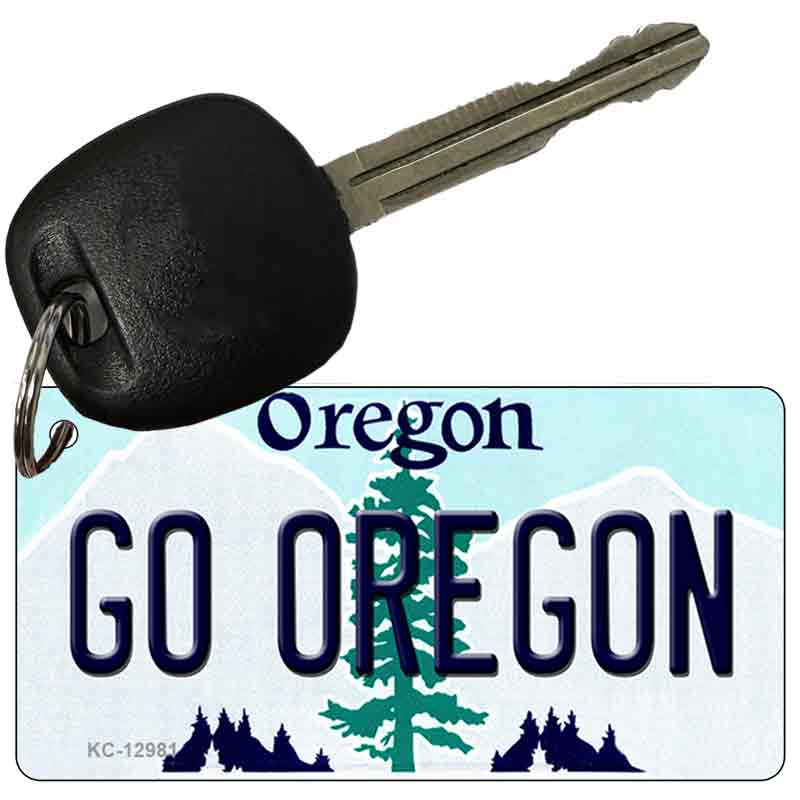 Go Oregon Novelty Metal Key Chain KC-12981