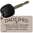 Dads Shed Novelty Aluminum Key Chain KC-4286