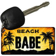 Beach Babe Novelty Metal Key Chain KC-8395