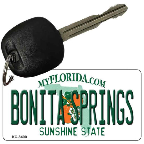 Bonita Springs Florida Novelty Metal Key Chain KC-8400