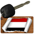 Yemen Flag Scroll Novelty Aluminum Key Chain KC-9318