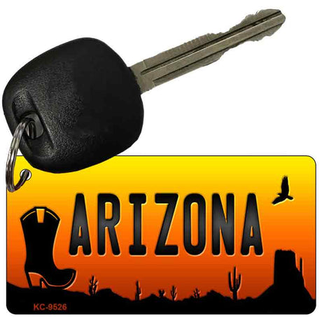 Boot Arizona Scenic Novelty Aluminum Key Chain KC-9526