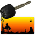 Rodeo Blank Scenic Novelty Aluminum Key Chain KC-9533