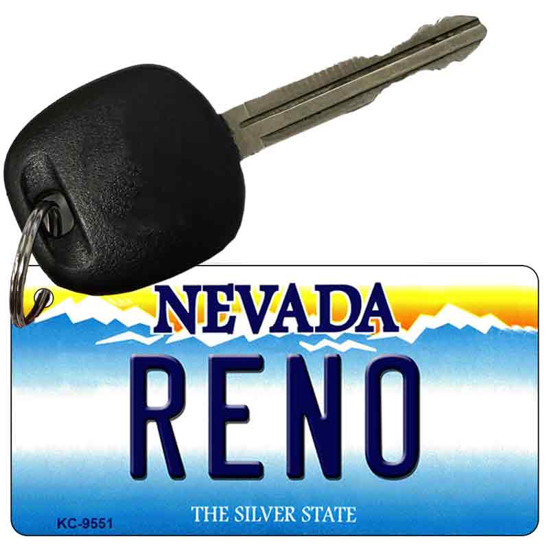 Reno Nevada Novelty Aluminum Key Chain KC-9551