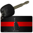 New Hampshire Thin Red Line Novelty Metal Key Chain KC-9718