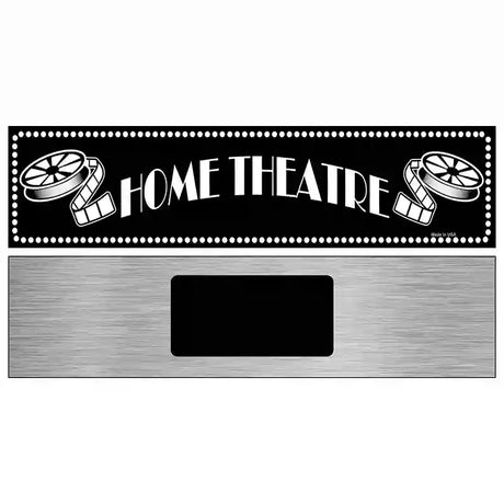 Home Theatre Novelty Metal Street Sign 6" x 1.5" (KM)