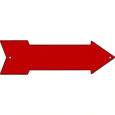 Red Novelty Metal Arrow Sign 23" x 7" (LA)
