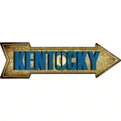 Kentucky Novelty Metal Arrow Sign 23" x 7" (LA)