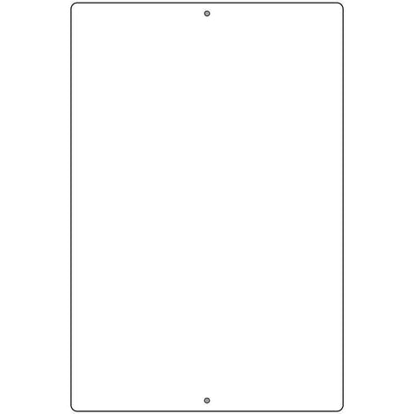 White Blank Customizable Parking Sign LGP-000