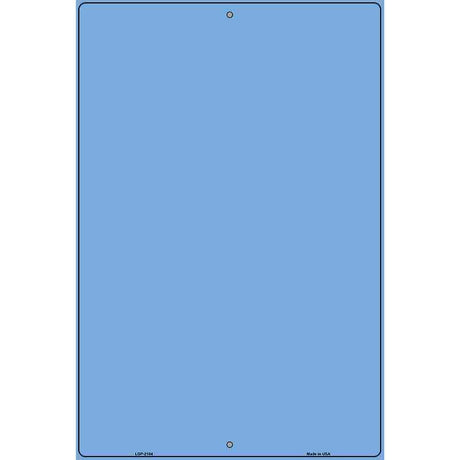 Solid Light Blue Metal Novelty Parking Sign 12" x 18" (LGP)