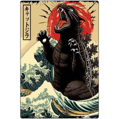 Catzilla Metal Novelty Large Parking Sign LGP-4477