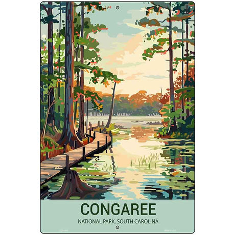 Congaree South Carolina Metal Novelty Parking Sign P-4495