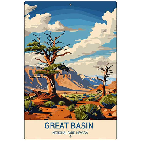 Great Basin Nevada Metal Novelty Parking Sign P-4508