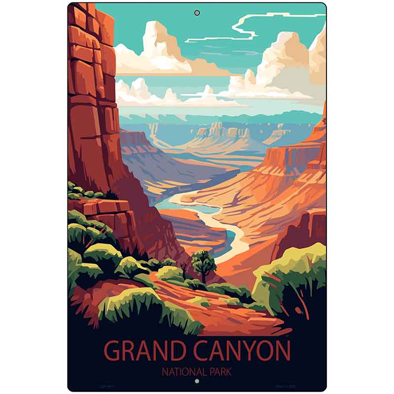 Grand Canyon National Park Metal Novelty Parking Sign P-4577
