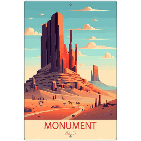 Monument Valley Metal Novelty Parking Sign P-4584
