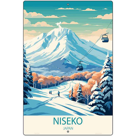 Niseko Japan Metal Novelty Parking Sign P-4588