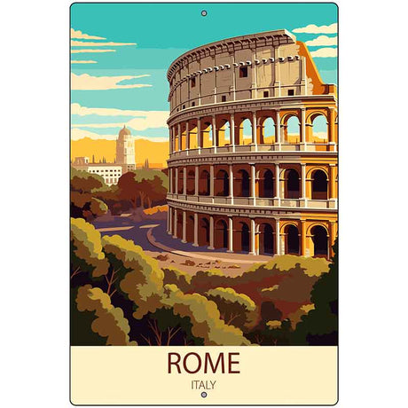 Rome Italy Metal Novelty Parking Sign P-4590
