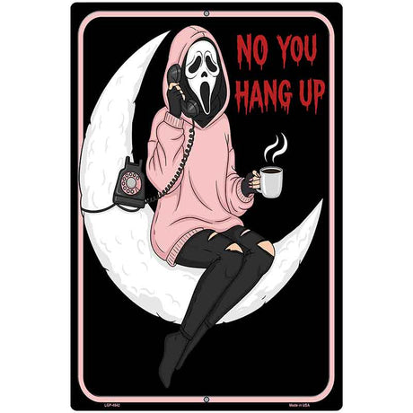Scream & Chill Metal Novelty Parking Sign P-4642