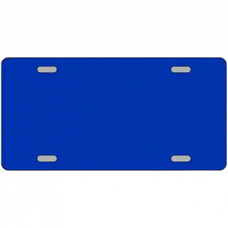 Royal Blue Solid Metal Novelty License Plate 24" x 12" (LLP)