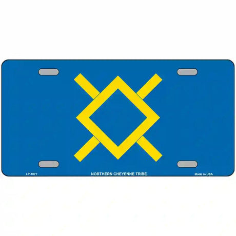 Northern Cheyenne Flag Metal Novelty License Plate 24" x 12" (LLP)