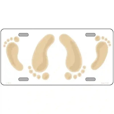Happy Feet Metal Novelty License Plate 24" x 12" (LLP)