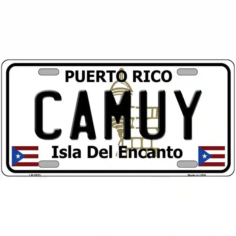 Camuy Puerto Rico Metal Novelty License Plate 24" x 12" (LLP)