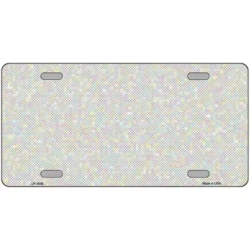 Fish Scale Metal Novelty License Plate 24" x 12" (LLP)