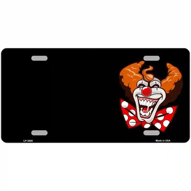 Clown Offset Metal Novelty License Plate 24" x 12" (LLP)