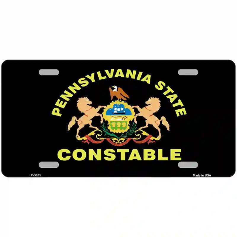 PA Constable Star Seal Metal Novelty License Plate 24" x 12" (LLP)