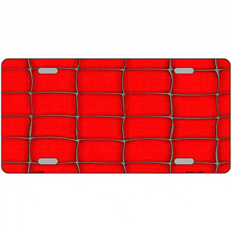 Web Red Metal Novelty License Plate 24" x 12" (LLP)