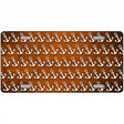 Orange White Anchor Oil Rubbed Metal Novelty License Plate 24" x 12" (LLP)