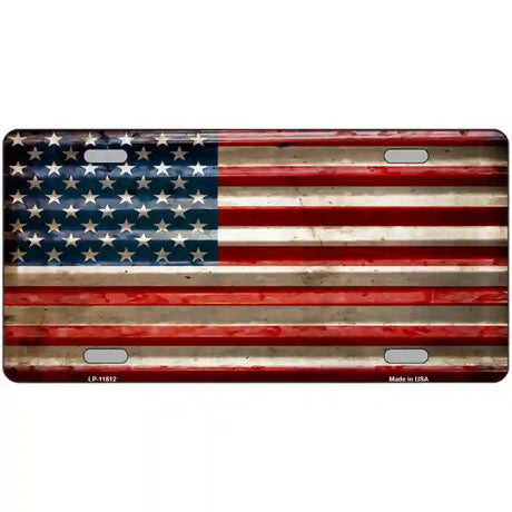 American Flag Novelty License Plate 12" x 6" (LP)