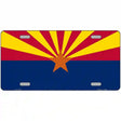 Arizona Small Star Novelty Metal License Plate 12" x 6" (LP)