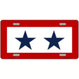 Blue Star Two Metal Novelty License Plate 12" x 6" (LP)