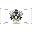 Crow Creek Sioux Tribe Flag Metal Novelty License Plate 12" x 6" (LP)