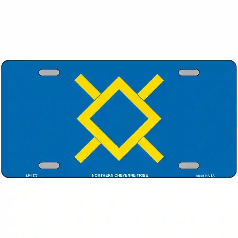 Northern Cheyenne Flag Metal Novelty License Plate 12" x 6" (LP)