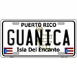 Guanica Puerto Rico Metal Novelty License Plate 12" x 6" (LP)