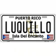 Luquillo Puerto Rico Novelt Metal Novelty License Plate 12" x 6" (LP)