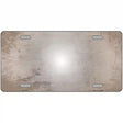 Tan White Fade Scratched License Plate Metal Novelty 12" x 6" (LP)