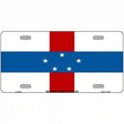 Netherlands Antilles Flag Metal Novelty License Plate 12" x 6" (LP)