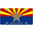 Arizona State Flag Metal Novelty License Plate 12" x 6" (LP)