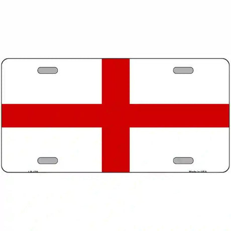 England Flag Metal Novelty License Plate 12" x 6" (LP)