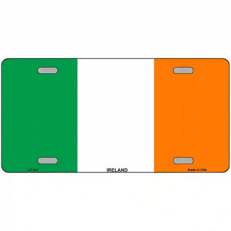 Ireland Flag Metal Novelty License Plate 12" x 6" (LP)