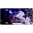 Unicorn Metal Novelty License Plate 12" x 6" (LP)