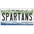 Spartans Michigan Novelty Metal License Plate 12" x 6" (LP)