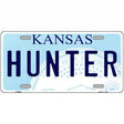 Hunter Kansas Novelty Metal License Plate 12" x 6" (LP)