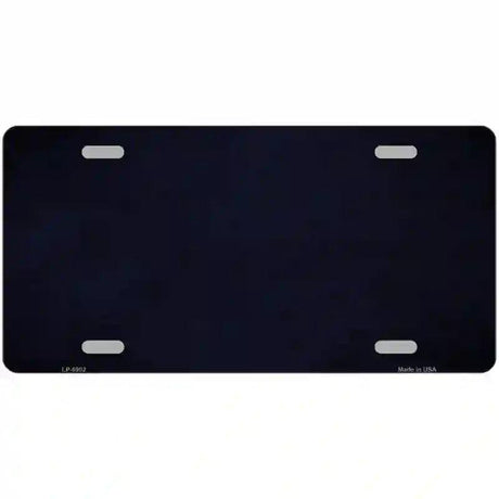 Blue Oil Rubbed Solid Metal Novelty License Plate 12" x 6" (LP)